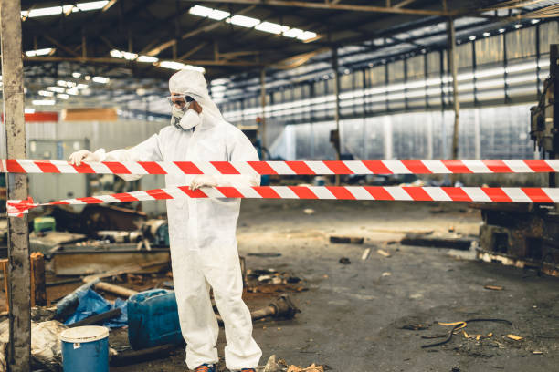 Professional Biohazard technician working in Dunlap, CA